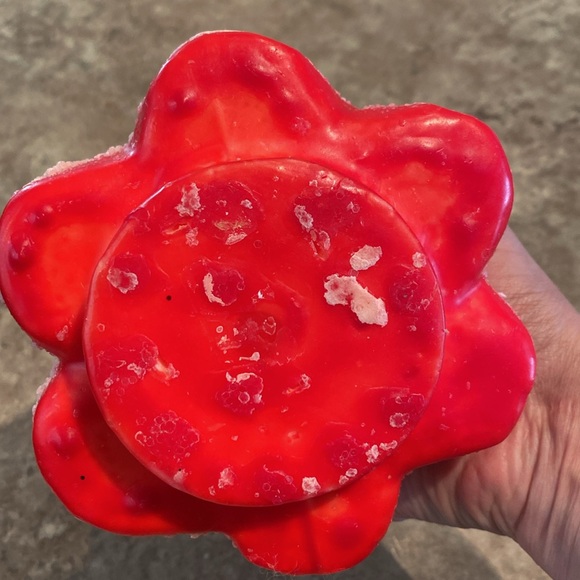 Christmas candle, Pink frosted tree. New - Picture 4 of 6